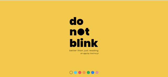 Do Not Blink