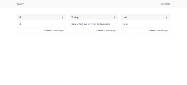 Notes Website