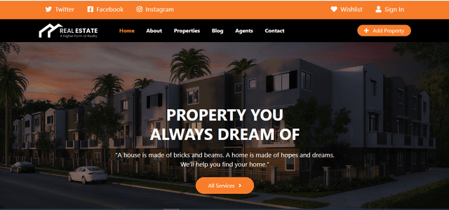 Real Estate Website