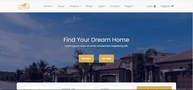 Real Estate Website 3