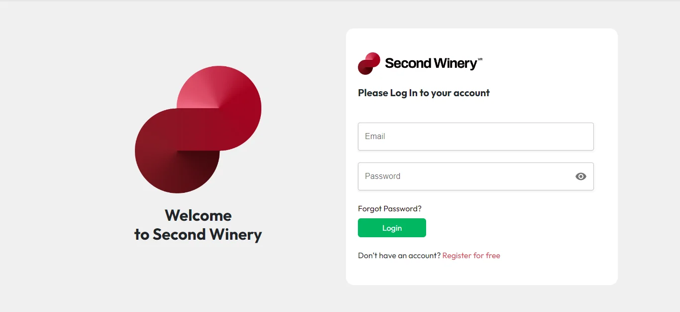 SecondWinery Dashboard
