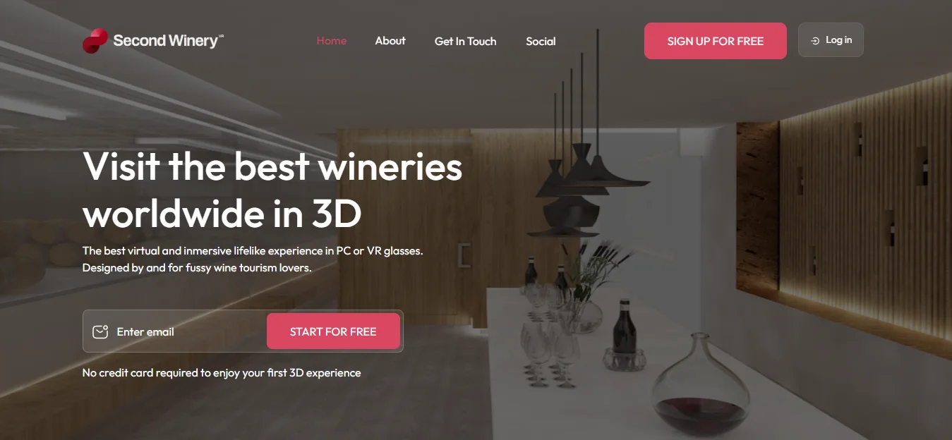 SecondWinery Website