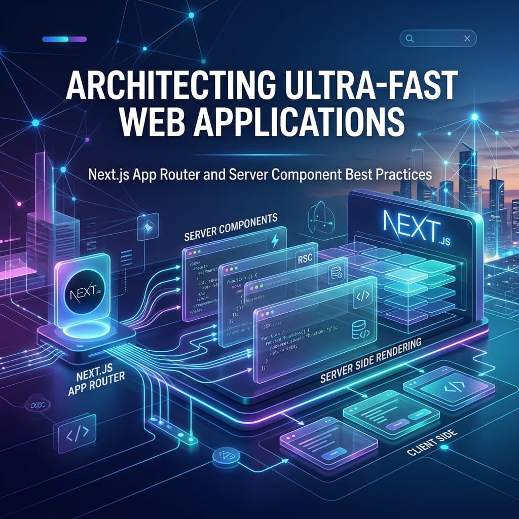 Architecting Ultra-Fast Web Applications: Next.js App Router and Server Component Best Practices