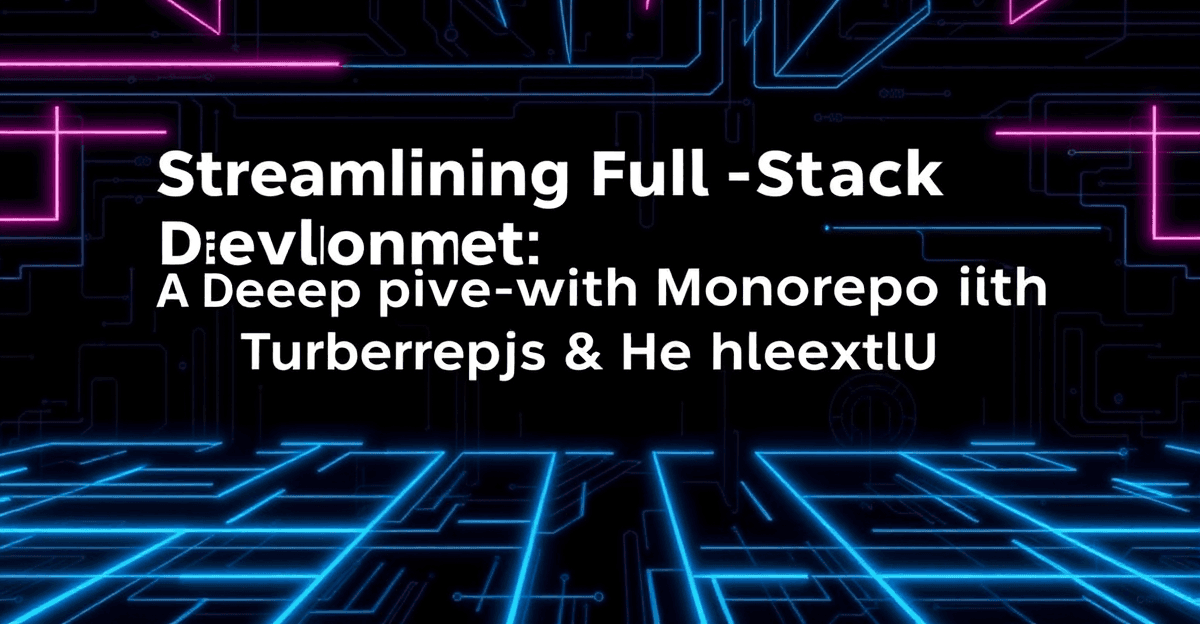 Streamlining Full-Stack Development: A Deep Dive into Monorepos with Turborepo