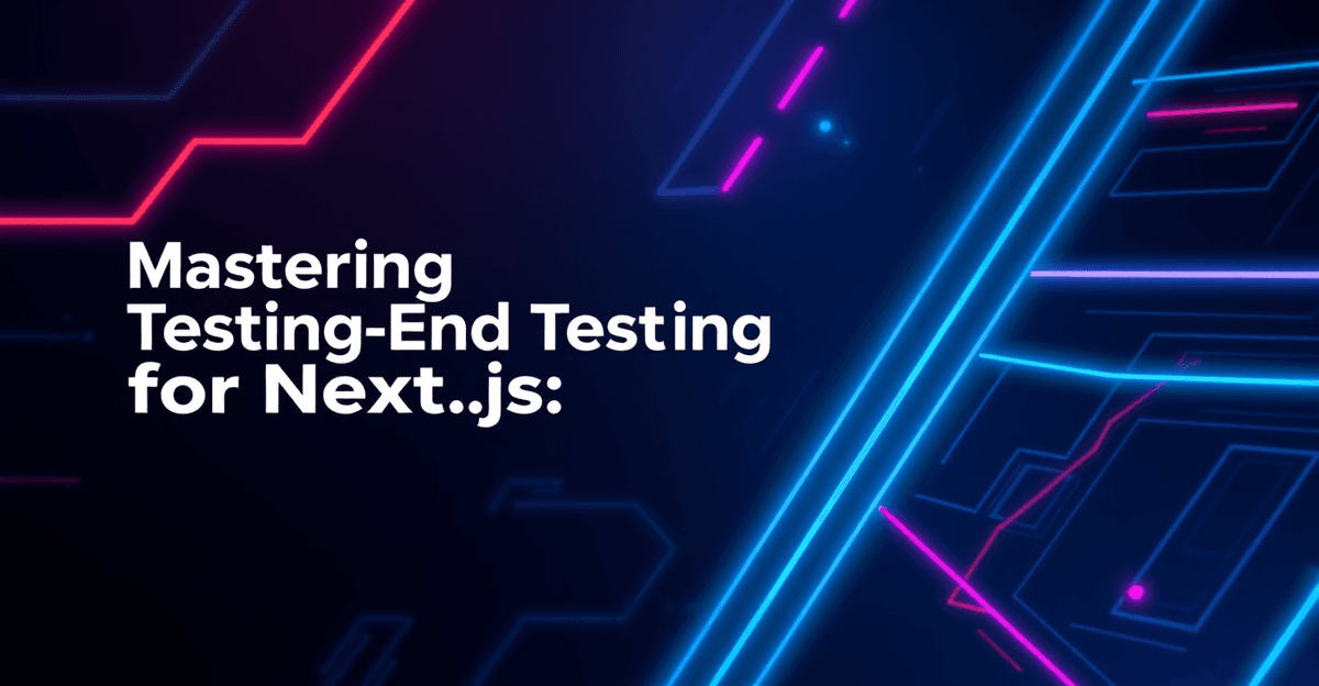 Mastering End-to-End Testing for Next.js: A Playwright Deep Dive