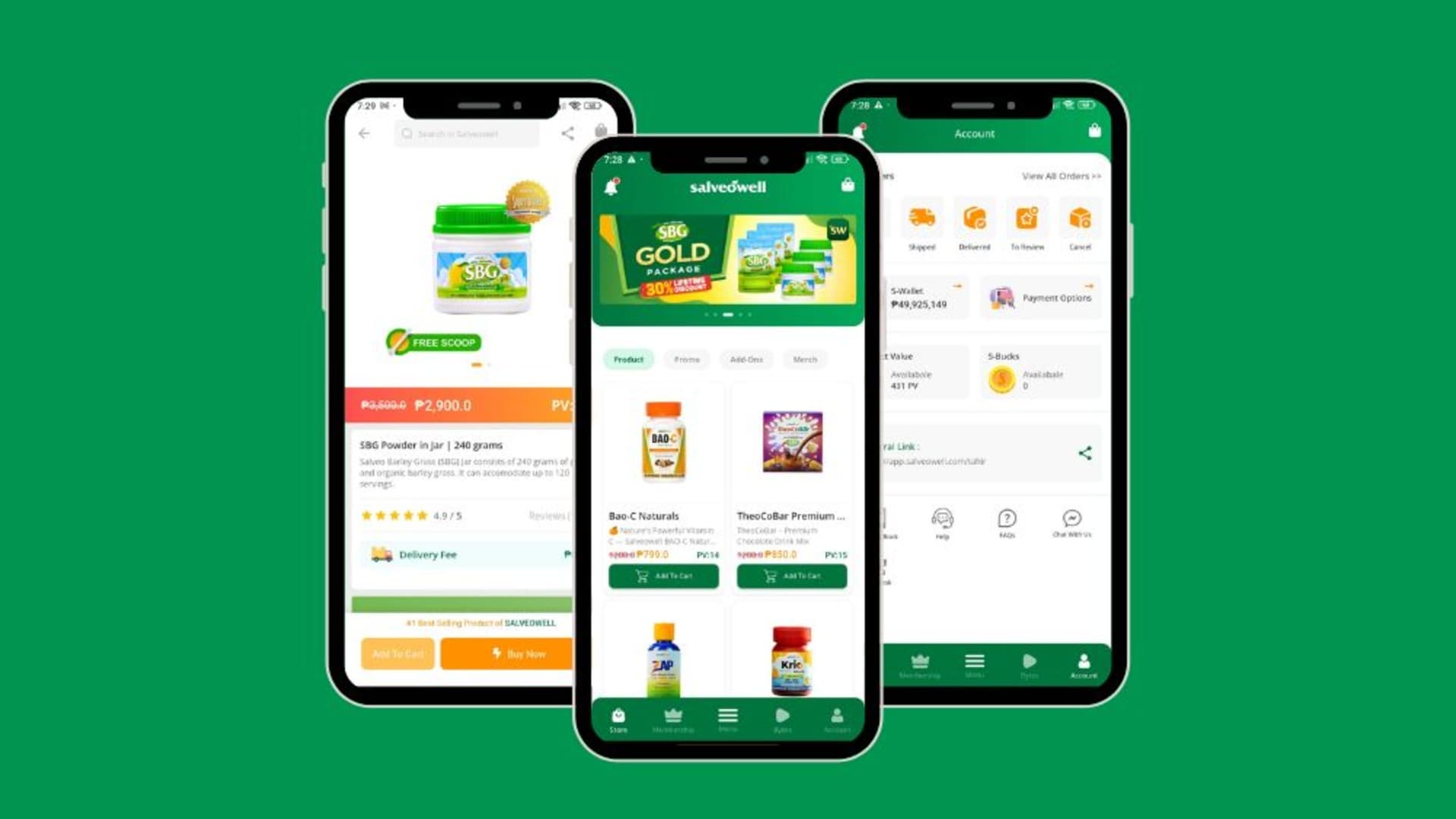 Salveowell Mobile App preview