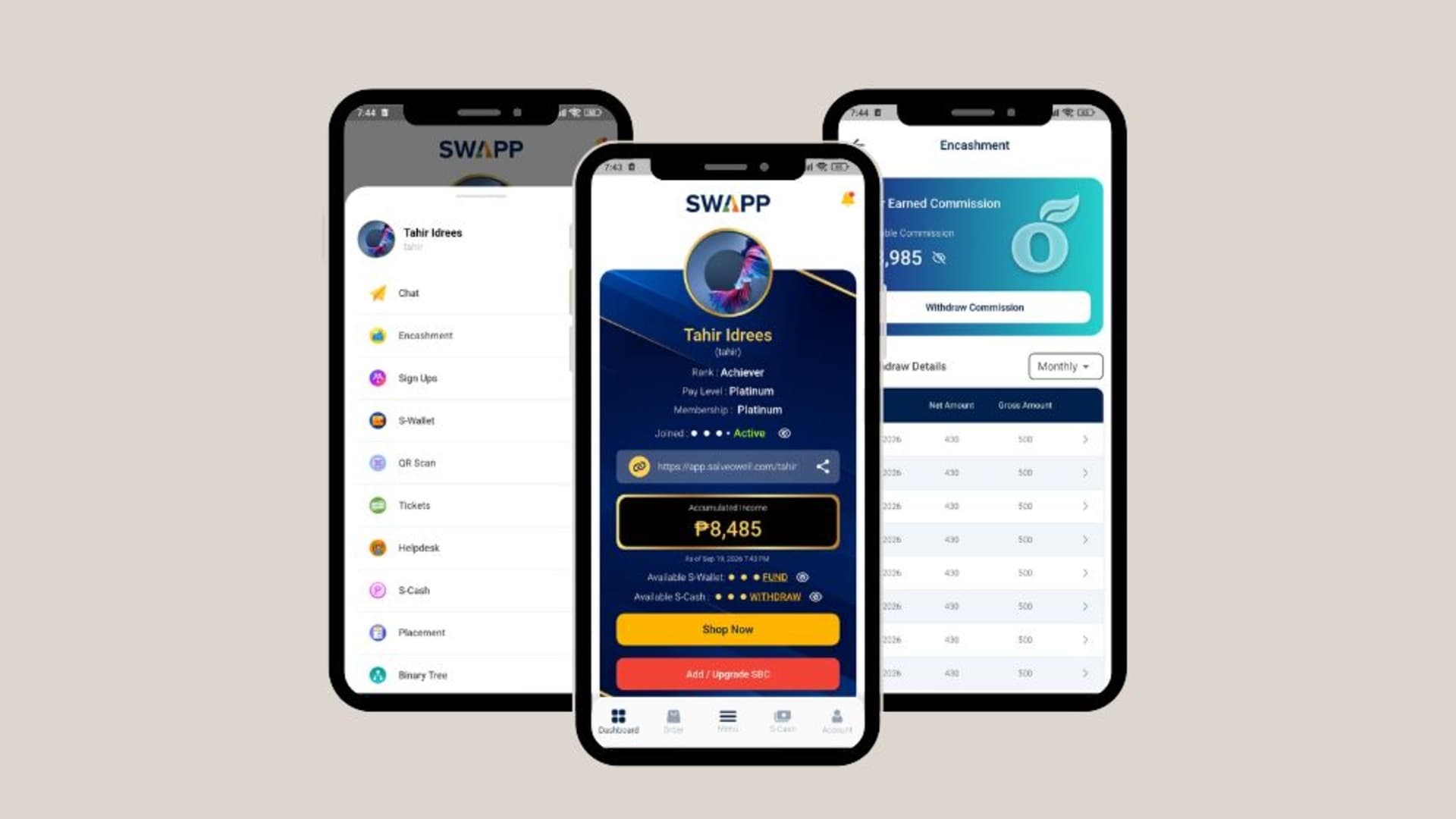 SWAPP Members App preview